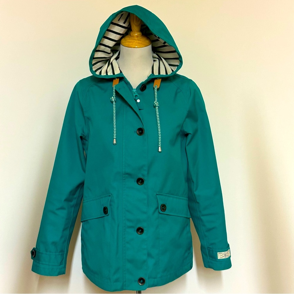 Joules Mariners Grade Ladies Waterproof Jacket Sz 6